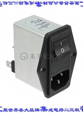 FN283E-6-06 电源接入连接器3POS插座公插片模块IEC320-C14面板安
