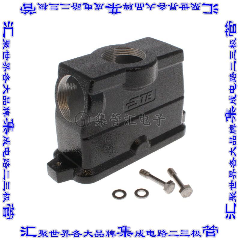 T1902240229-009 连接器防护罩H24B PG29 IP68防尘防水侧面-顶部