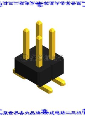 PHED-SS004G1ABONE-B300 针座连接器4POS接头2排2.54mm公形插针表