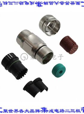 1620006 圆形连接器17POS插座外壳用于公插针银色自由悬挂底壳