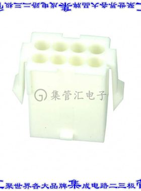 794941-1 矩形连接器外壳8POS插座2排4.14mm天然色面板安装