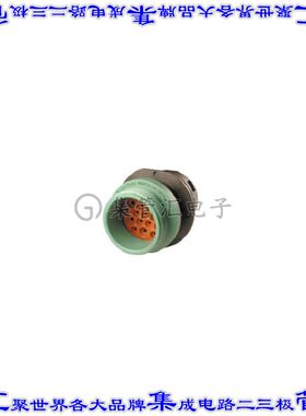 HDP24-24-19PN-L015 圆形连接器19POS插座外壳用于公插针黑色面板