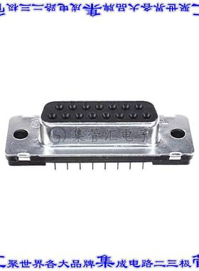 747299-2 连接器15POS插座母插口2排D-Sub通孔