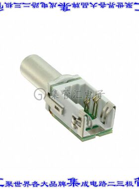 20820051214 圆形连接器4POS插头公引脚弹簧调整片镀金