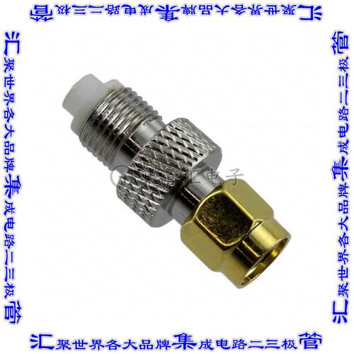 ADAPT/FMEF/SMAM 连接器适配器 SMA 插头公引脚 至 FME 插孔母插
