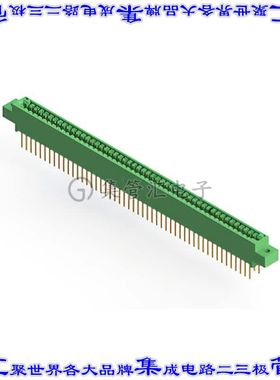 346-100-526-802 卡边缘连接器100POS母头2排3.18mm绿色镀金