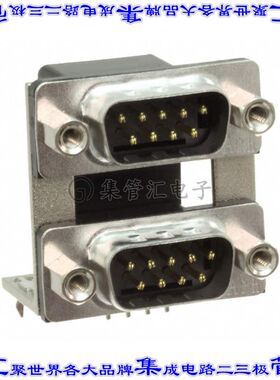 L17H2110127 连接器9,9插头公引脚D-TYPE型通孔直角