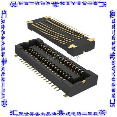 AXT534124 板对板连接器34POS插口外罩触点2排0.4mm表贴SMD镀金