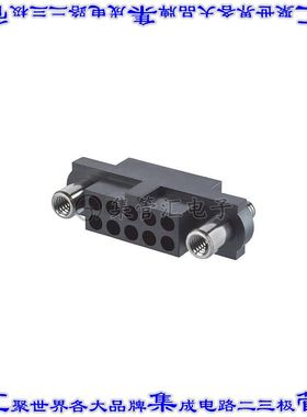 M80-4151498 矩形连接器外壳14POS插座2排2mm母形插口黑色面板安