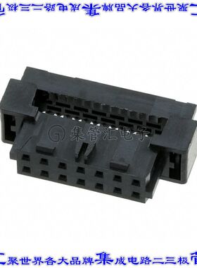 875681493 0875681493矩形连接器14POS插座2排2mm母插口黑色IDC镀