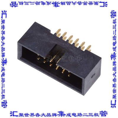 20021511-00012T4LF 针座连接器12POS接头2排1.27mm公形插针通孔
