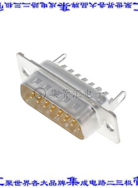 DA15P064HTXLF 连接器15POS插头公引脚2排D-Sub自由悬挂