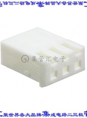 647401-3 矩形连接器外壳3POS插座3.96mm母形插口天然色自由悬挂