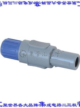 PLA1G622005 圆形连接器5POS插头公引脚焊杯镀金自由悬挂