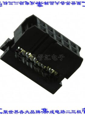 SFH210-PPPC-D05-ID-BK 矩形连接器10POS接头2排2.54mm母插口黑色