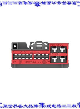 1-1452842-3 矩形连接器外壳22POS插座母形插口黑色自由悬挂