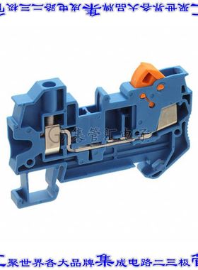 3206542 端子块连接器2POS馈通式6.2mm蓝色10-26AWG