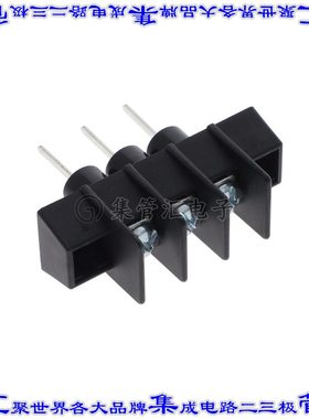 A207303 端子块连接器3电路隔板接线座9.53mm螺钉