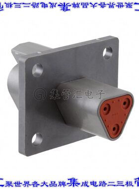 DT04-3P-L012 矩形连接器外壳3POS插座2排公形引脚灰色面板安装