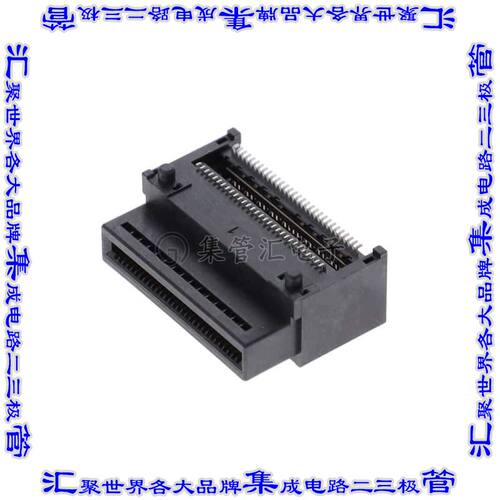 UE62A10113000T 插拔式连接器60POS插座OSFP表面贴装直角焊接镀金