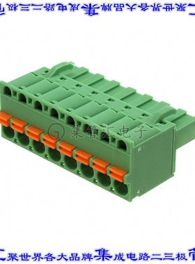 1902178 端子块连接器8POS插头母插口5.08mm绿色自由悬挂