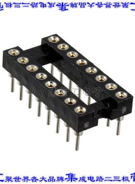 SA163000 连接器IC插座DIP 7.62mm插口16(2 x 8)位置镀金通孔