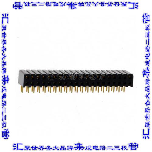 NPPN202FJFN-RC 针座连接器40POS插座2排2mm母形插口通孔直角镀金