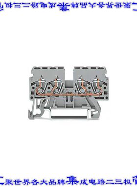 870-835 端子块连接器4POS馈通式5.0mm黑色12-28AWG