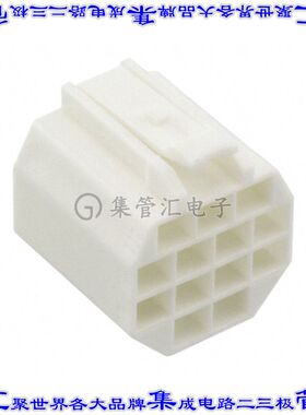 DF62B-13S-2.2C 矩形连接器外壳13POS插座4排2.2mm母形插口白色自