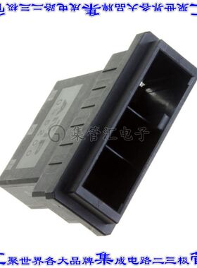 1-353046-3 矩形连接器外壳3POS插头10.16mm公形引脚黑色自由悬挂