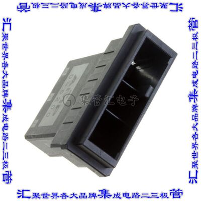 1-353046-3 矩形连接器外壳3POS插头10.16mm公形引脚黑色自由悬挂