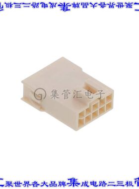 2014442110 矩形连接器外壳10POS插头2排2.5mm公形引脚天然色自由
