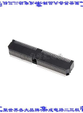 MEC8-140-02-L-D-RA1 卡边缘连接器80POS母头2排0.8mm黑色镀金