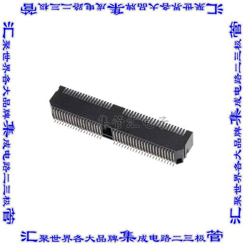 MEC8-140-02-L-D-RA1 卡边缘连接器80POS母头2排0.8mm黑色镀金