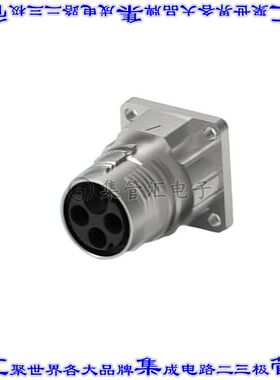 BEA894N0000051A000 圆形连接器4(3电源+PE)插座外壳用于公插针银