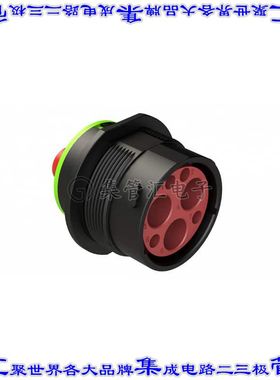 AHDP04-24-07PN-SRACL22 圆形连接器7POS插座外壳用于公插针黑色