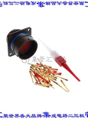 M8372372W1831N 圆形连接器31(电源)插座公形引脚压接面板安装