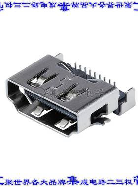 HD06-19-RVS-MSMT-TR 连接器HDMI插座19POS HDMI 2.0板边缘切口通