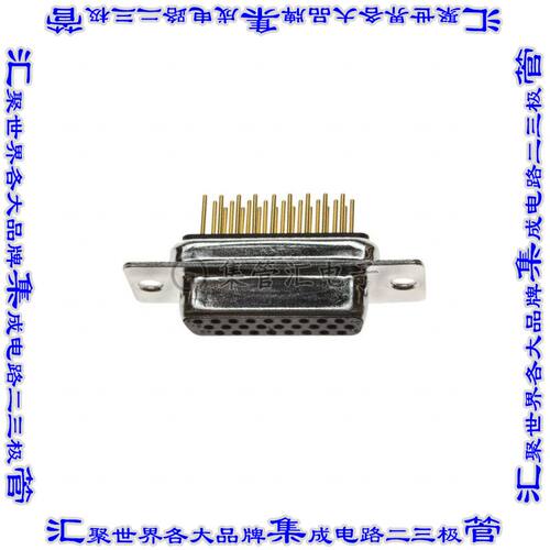 180-M26-213R001 连接器26POS插座母插口3排D-Sub高密度面板安装