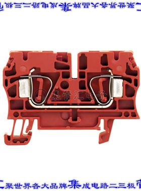 1683580000 端子块连接器2POS馈通式6.1mm红色10-26AWG