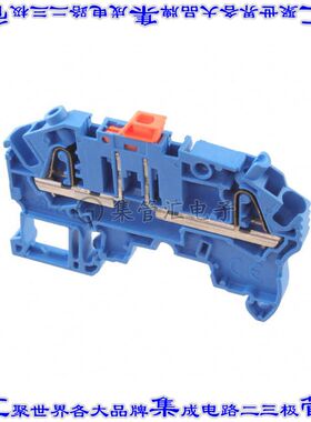 1SNK705320R0000 端子块连接器2POS断连5.2mm蓝色12-26AWG