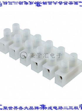 1776302-6 端子块连接器6电路欧式接线板2排12mm螺钉