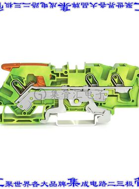2106-1307 端子块连接器3POS接地地面7.5mm绿色黄色8-20AWG