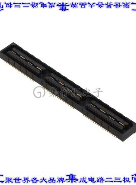 1658012-3 板对板连接器120POS插座中央带触点2排0.8mm表贴SMD镀