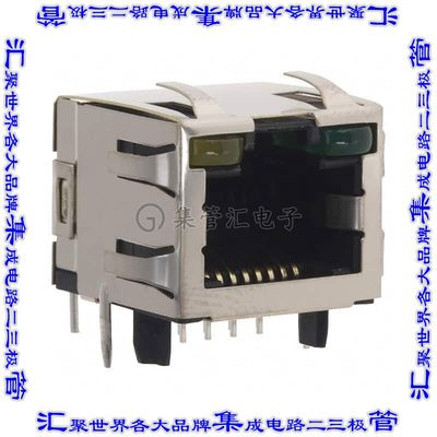 2-406549-1 接插件连接器CONN MOD JACK 8P8C R/A SHIELDED