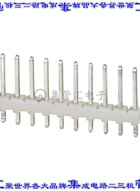 4-644456-0 针座连接器10POS接头2.54mm公形插针通孔直针锡