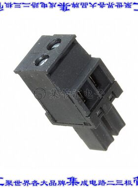395032002 0395032002端子块连接器2POS插头母插口3.5mm黑色自由