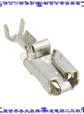 1-160759-1 快速连接器端子母头6.35mm压接16-20AWG