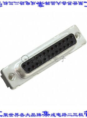 D25S24A6GX00LF 连接器25POS插座母插口2排D-Sub通孔