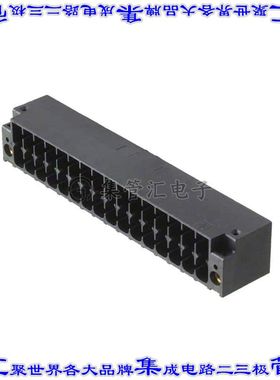 1787153 端子块连接器32POS接头公引脚带罩2排3.5mm黑色90DEG通孔